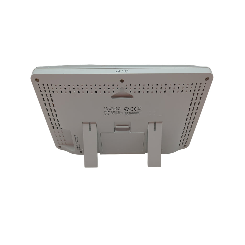 La Crosse Technology SW403 Wetterstation WiFi LCD Farbdisplay Weiß