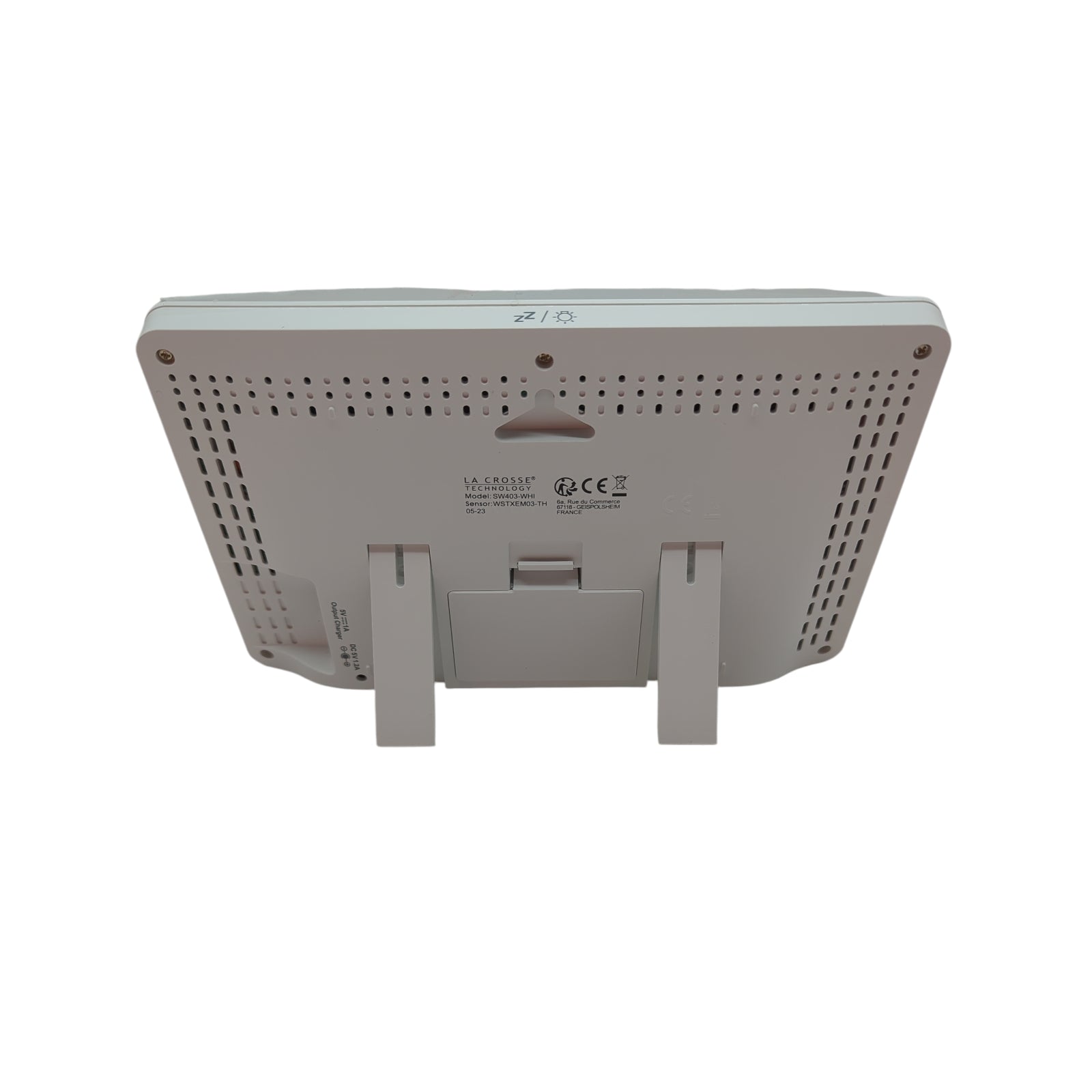 La Crosse Technology SW403 Wetterstation WiFi LCD Farbdisplay Weiß