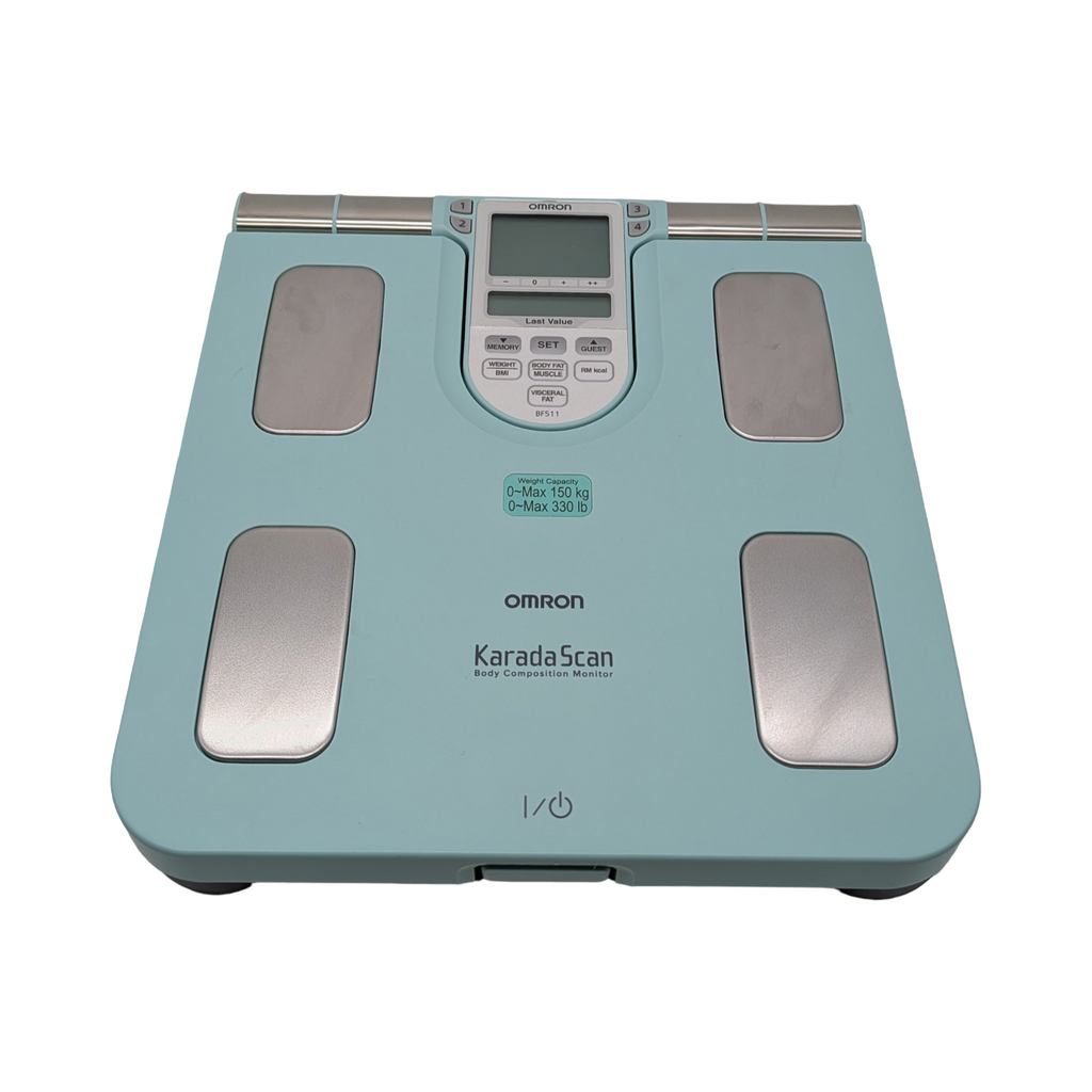 OMRON BF511 Körperanalysegerät Körperfettwaage Hand Fußsensoren
