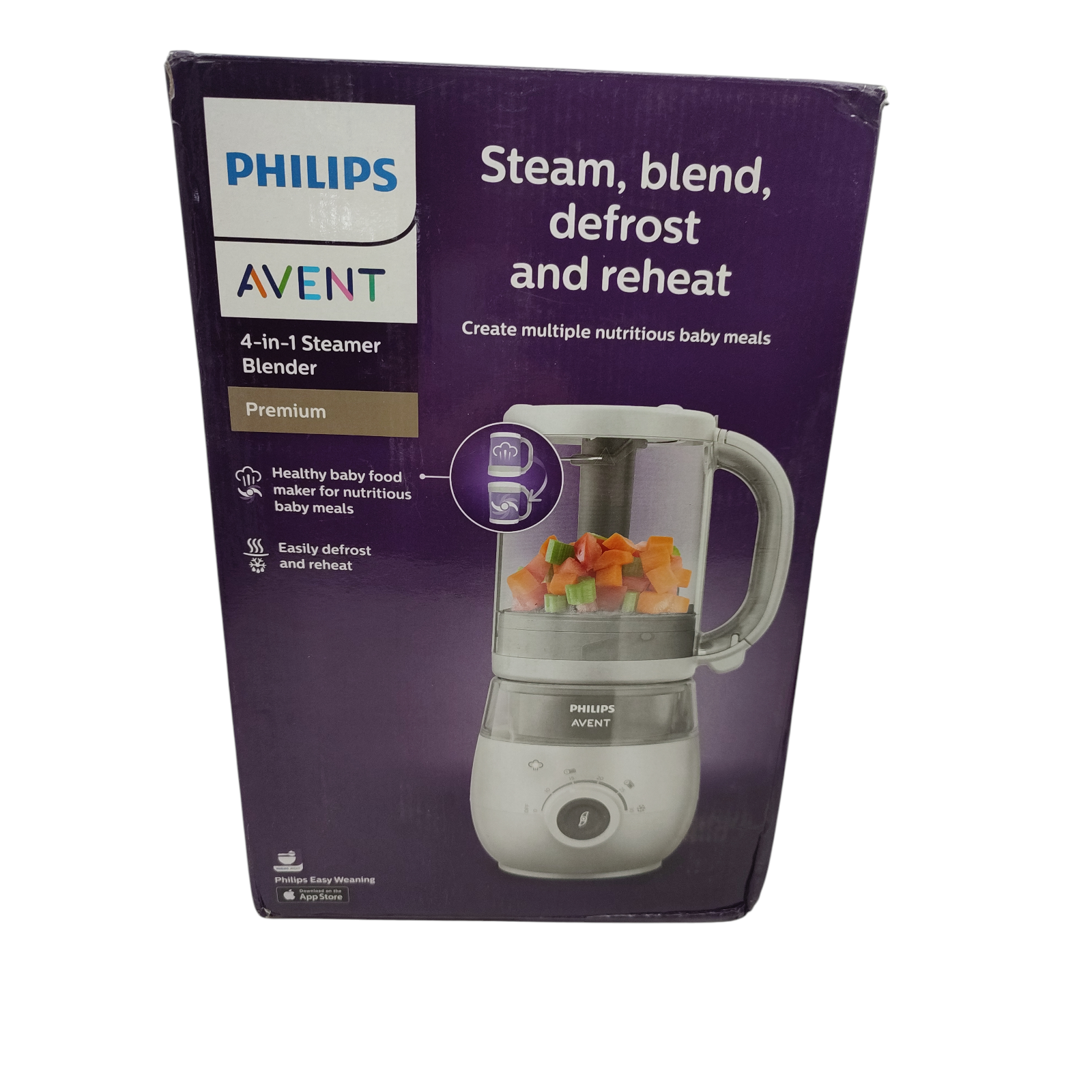 Philips Avent 4-in-1 Dampfgarer Mixer Babynahrungszubereiter