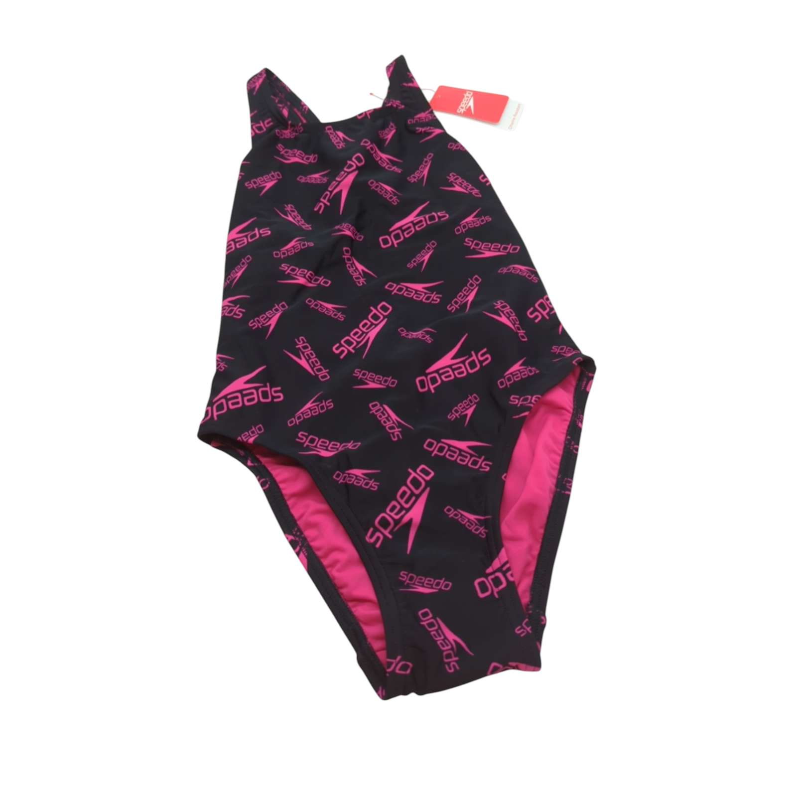 Speedo Boom Logo Allover Medalist Badeanzug Damen Größe 32