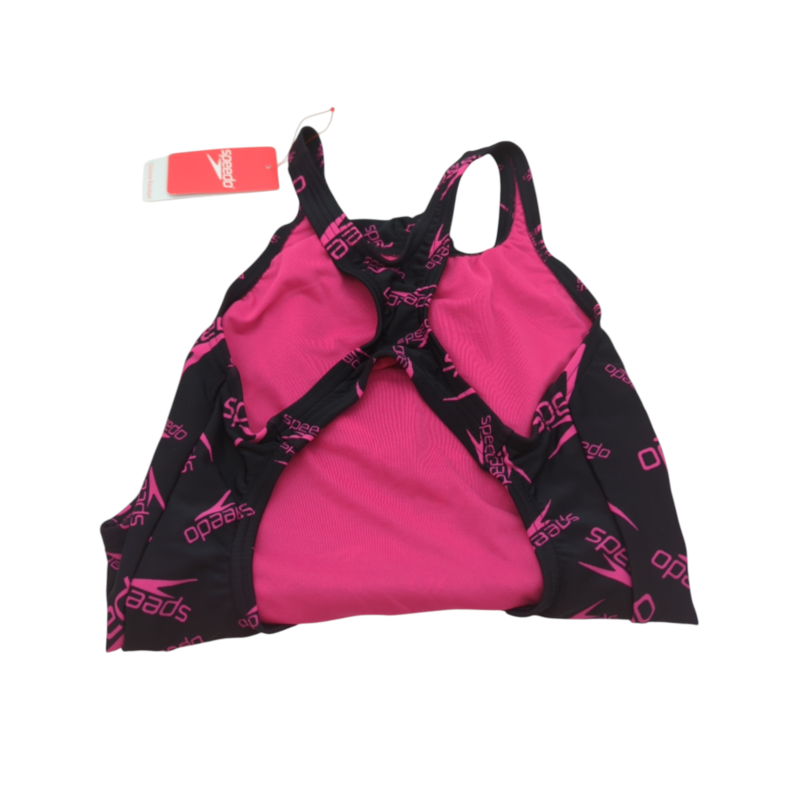 Speedo Boom Logo Allover Medalist Badeanzug Damen Größe 32