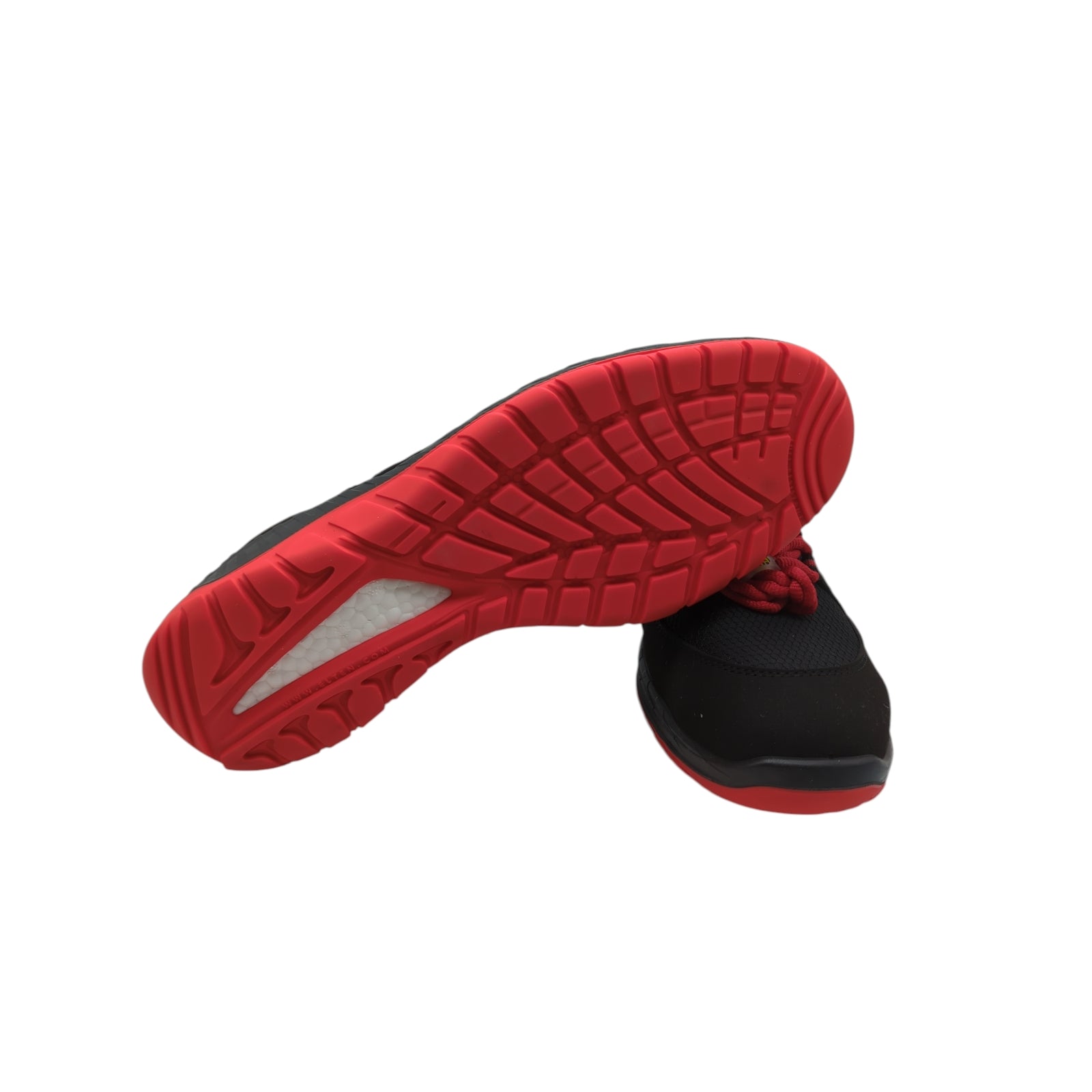 ELTEN Maddox Low ESD S3 Sicherheitsschuhe Schwarz Rot 45 EU
