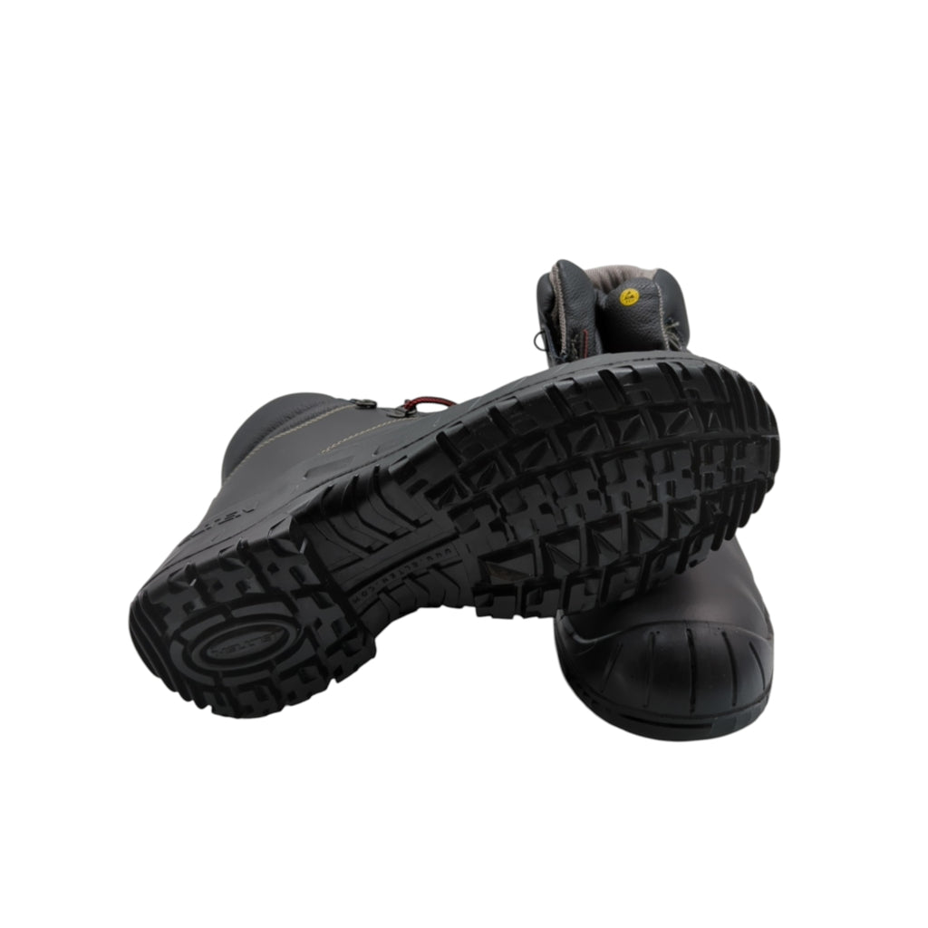 ELTEN Renzo XXW Mid ESD S3 Sicherheitsstiefel Leder Stahlkappe Gr. 43 Schwarz