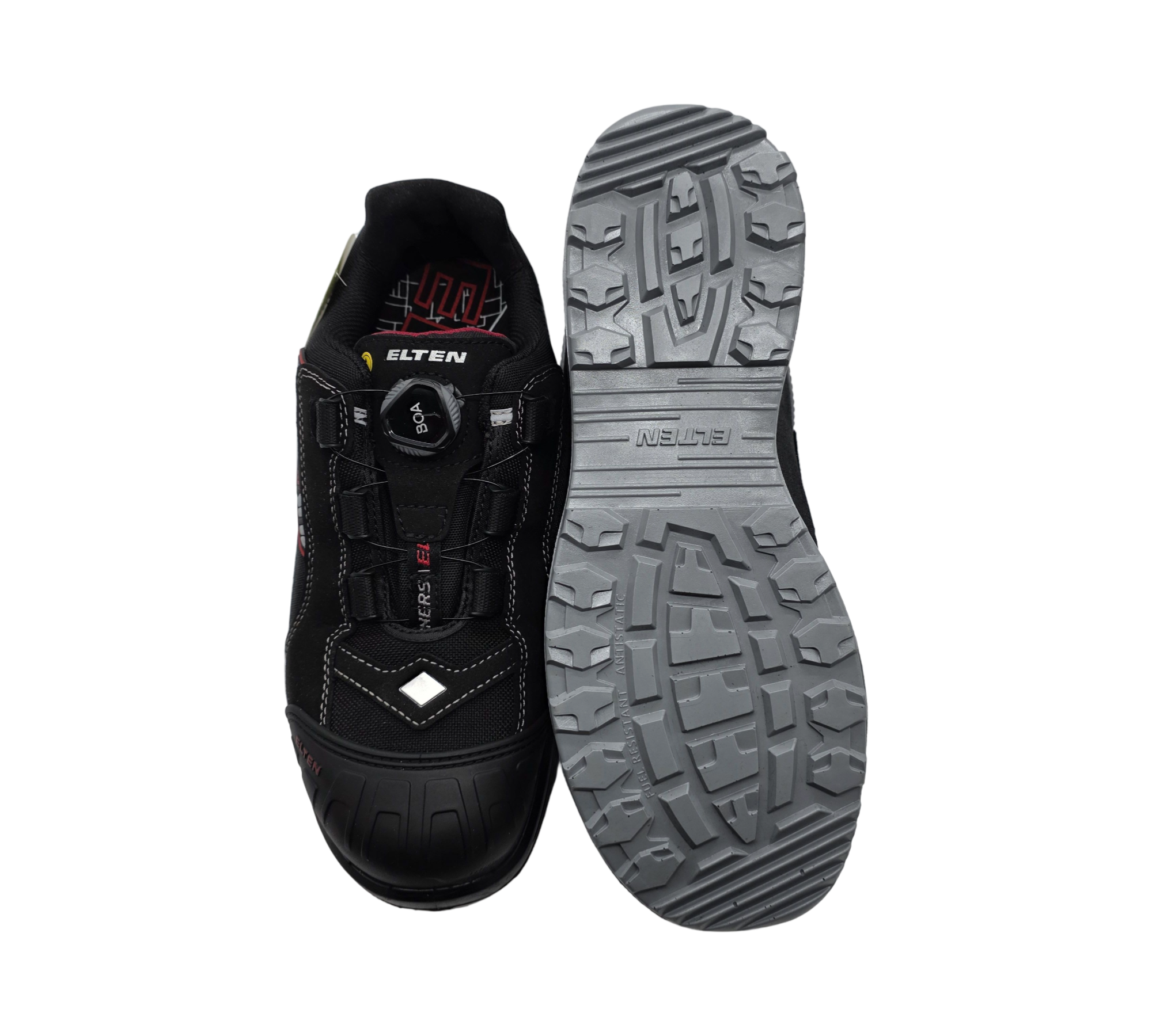 ELTEN SENEX XXT Pro BOA ESD S3 Sicherheitsschuhe 43 Schwarz/Rot