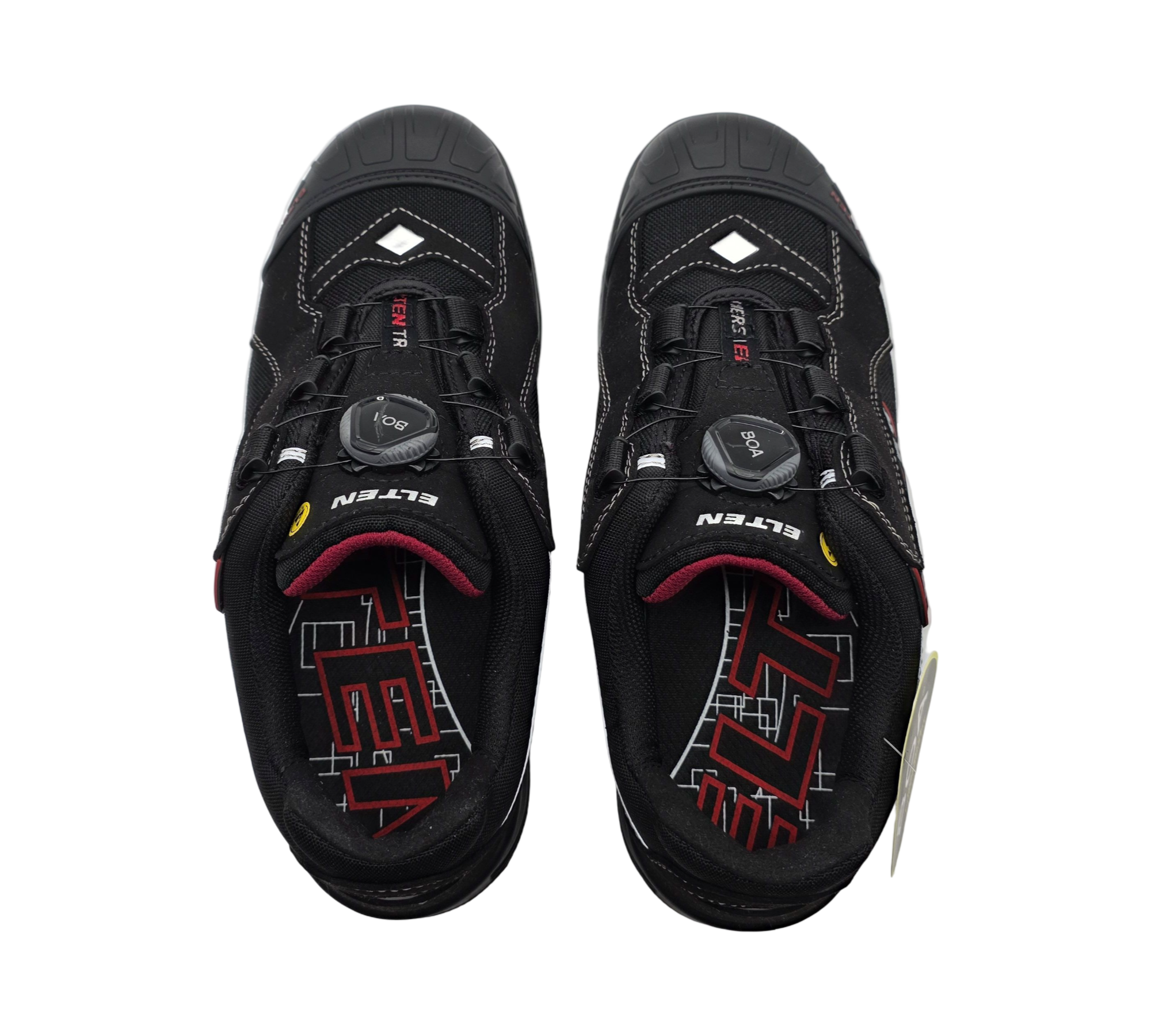 ELTEN SENEX XXT Pro BOA ESD S3 Sicherheitsschuhe 43 Schwarz/Rot