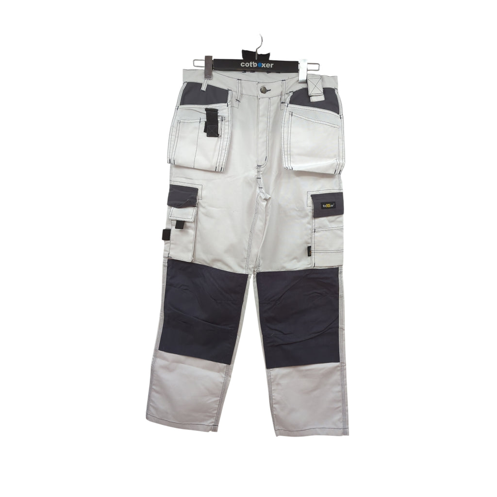 teXXor Twill Bundhose Arbeitshose T/C Panama Canvas Gr. 24 Weiß