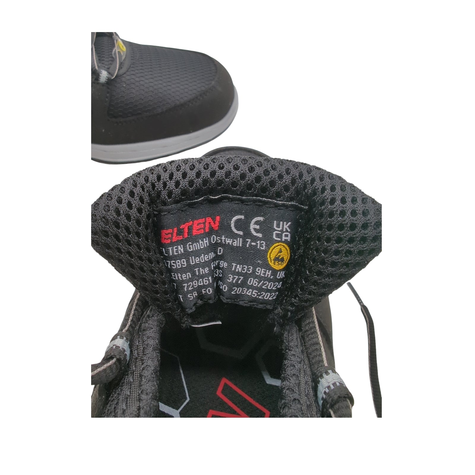ELTEN Sicherheitsschuhe MADDOX Low ESD S3 Herren schwarz/grau Größe 47