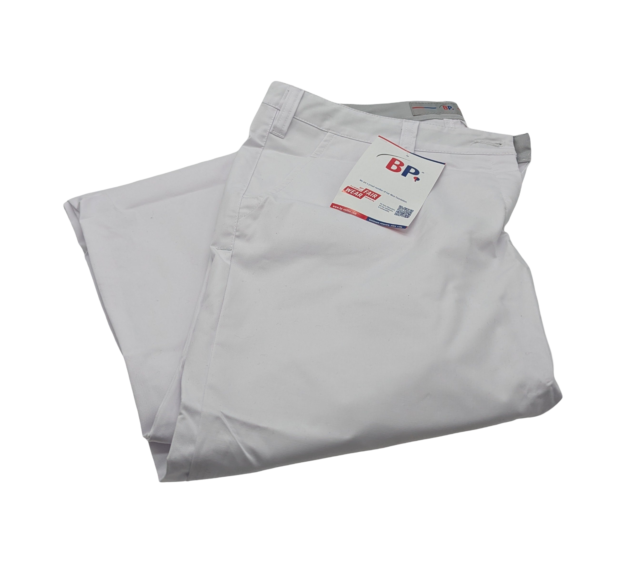 BP 1734-686-21 Damen Chino Hose elastischer Stoff Gr. 46L Weiß