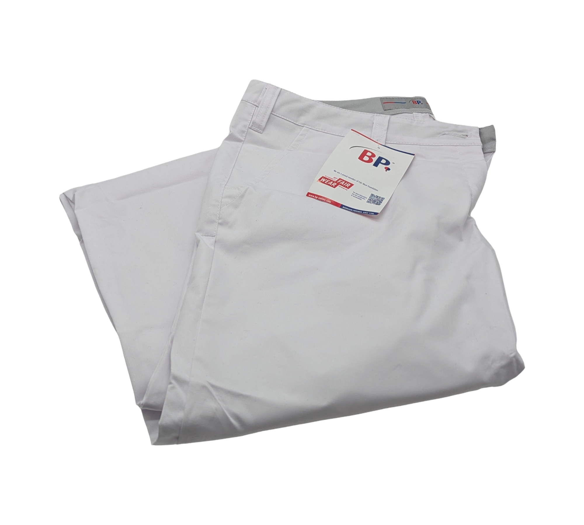 BP 1734-686-21 Damen Chino Hose elastischer Stoff Gr. 46L Weiß