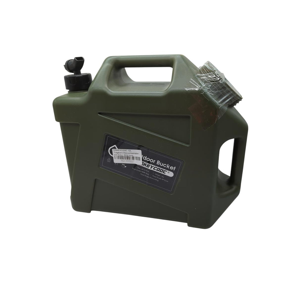 SISKEYCOOC Wasserkanister 12L tragbar mit Hahn