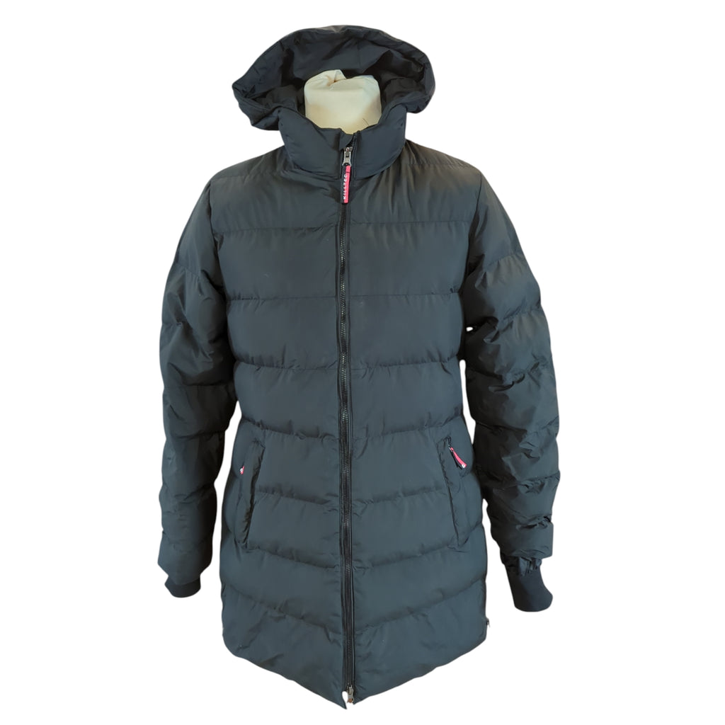 killtec KOW 359 GRLS QLTD PRK Girls' Quilted Parka Hood Black 176