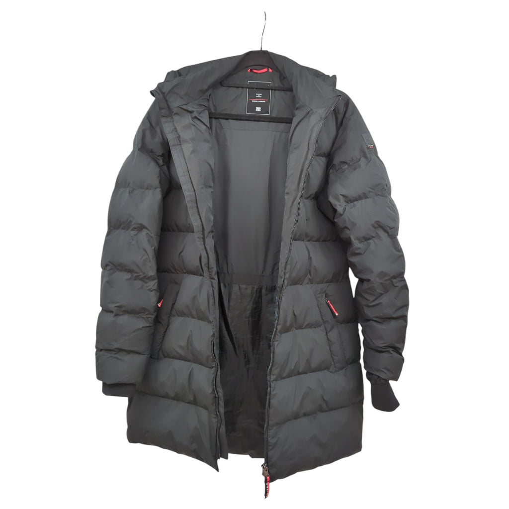 killtec KOW 359 GRLS QLTD PRK Girls' Quilted Parka Hood Black 176