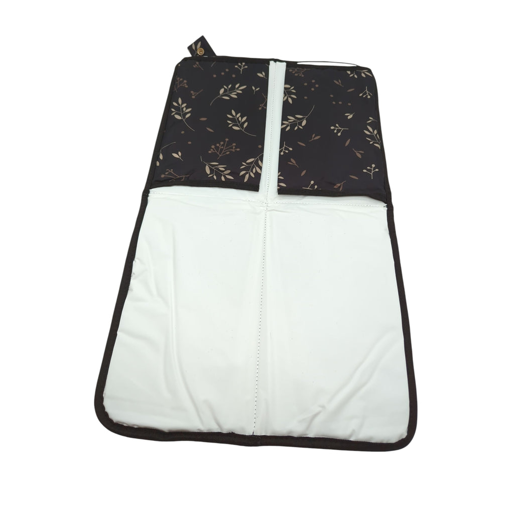 Dooky Romantic Leaves Changing Mat 60 x 34 cm Black