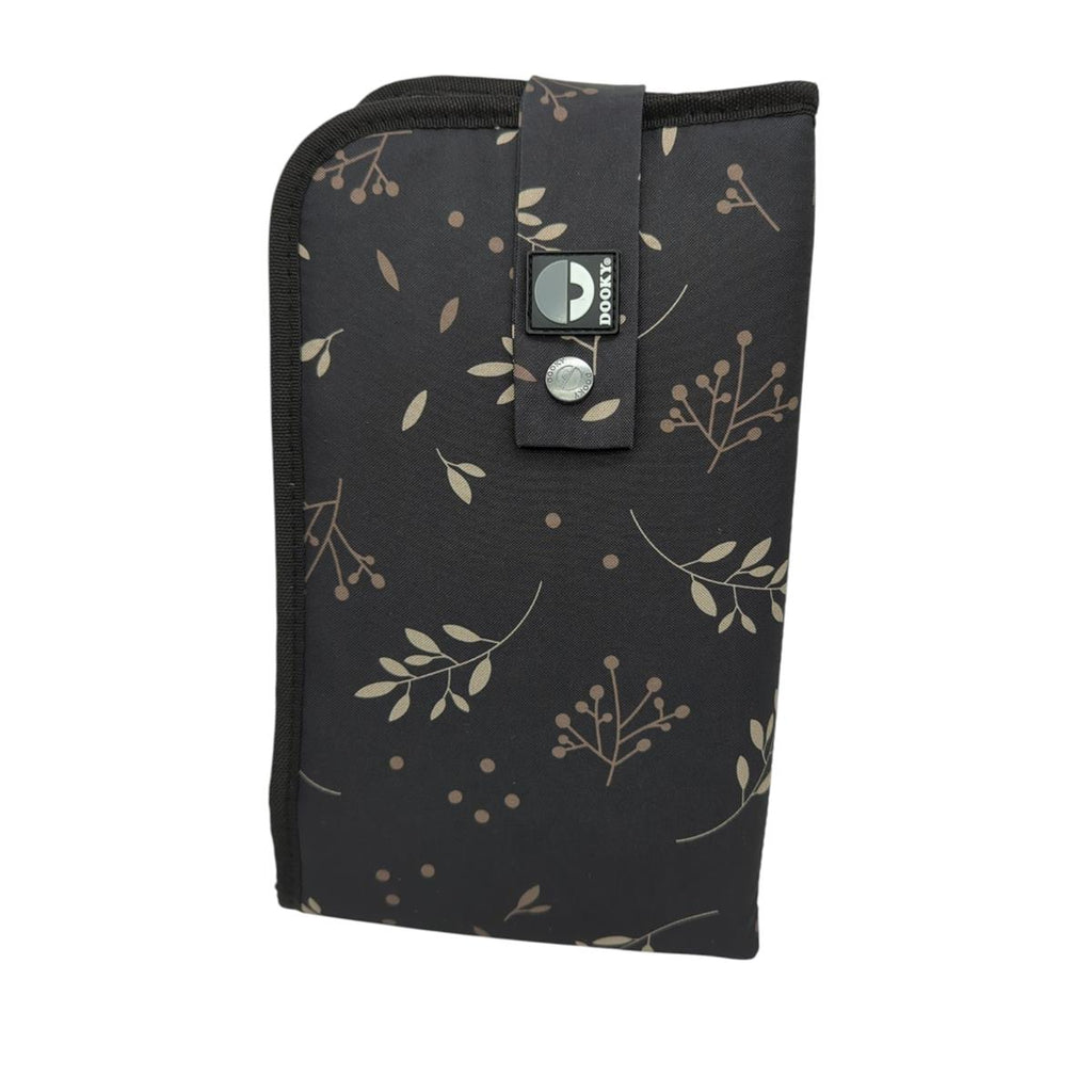 Dooky Romantic Leaves Changing Mat 60 x 34 cm Black