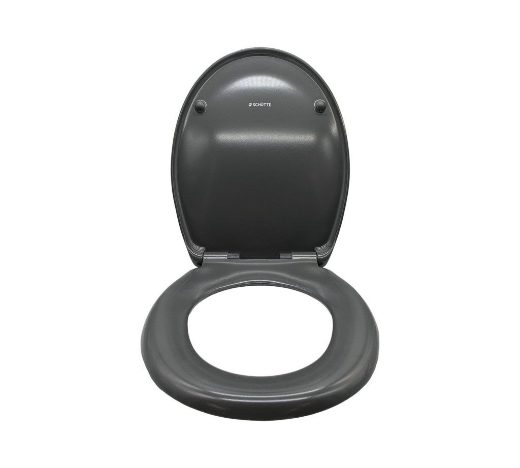 SCHÜTTE Toilettensitz mit Absenkautomatik schwarz