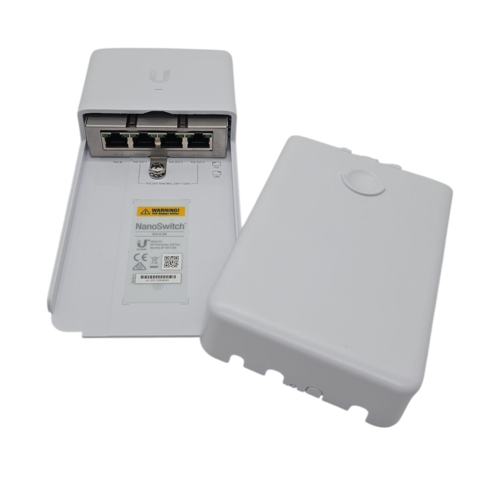 Ubiquiti NanoSwitch Gigabit Ethernet PoE Switch 10/100/1000 Stromversorgung