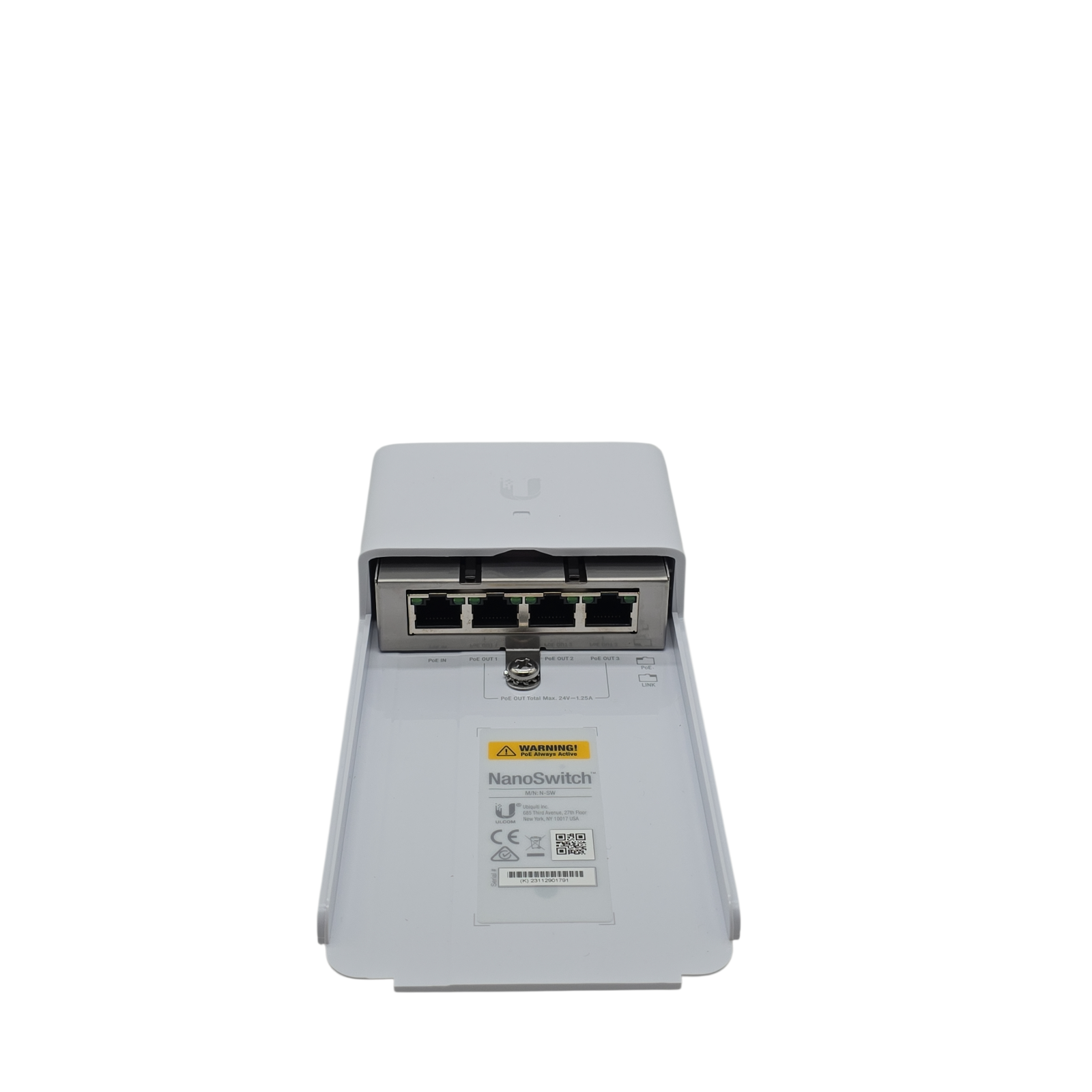 Ubiquiti NanoSwitch Gigabit Ethernet PoE Switch 10/100/1000 Stromversorgung