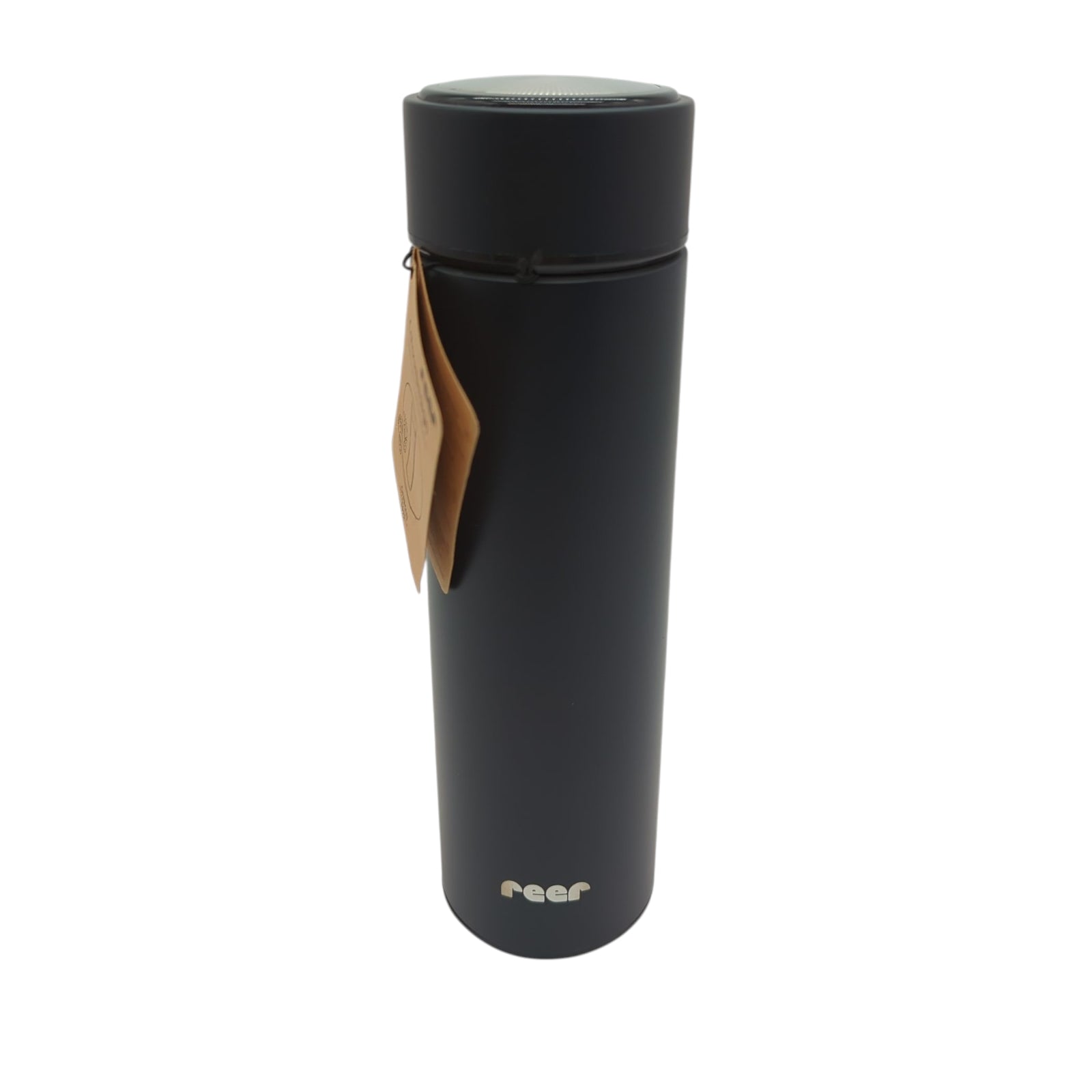 reer Stainless Steel Insulated Bottle Colourdesign Black 450 ml