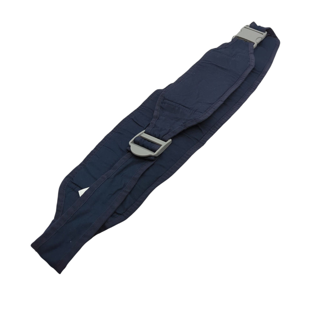 Breathable tote bag with adjustable clips, cotton, dark blue