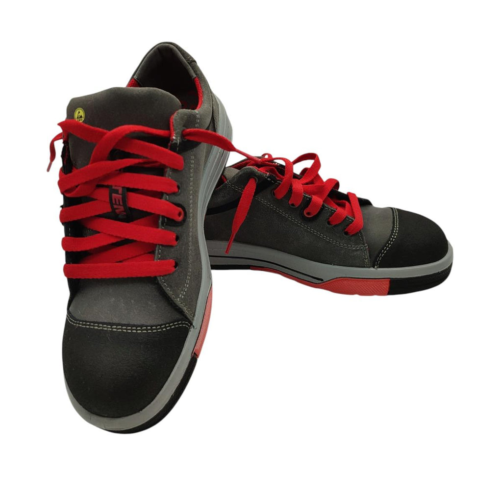 ELTEN Vintage Pirate Low Sicherheitsschuhe ESD S3 Grau/Schwarz 43