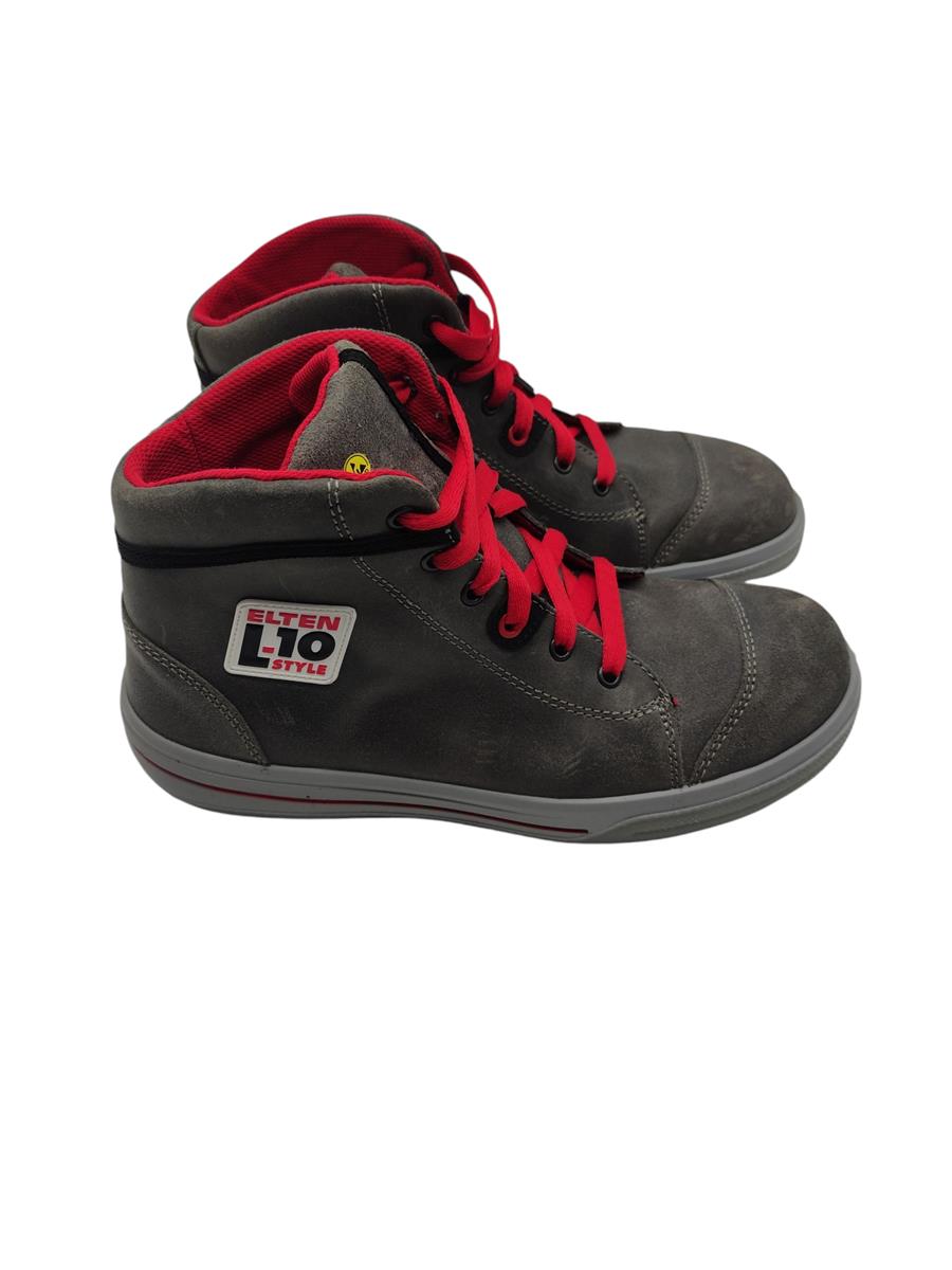 ELTEN Vintage Mid ESD S3 Sicherheitsschuhe Unisex Gr. 42 Grau