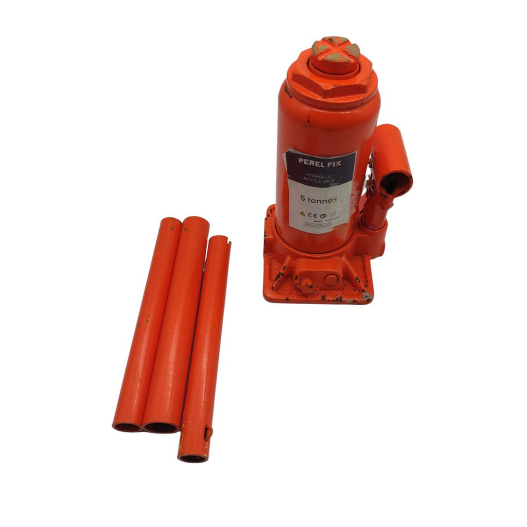Perel Hydraulikwagenheber 5 Tonnen Stahl PKW LKW Orange