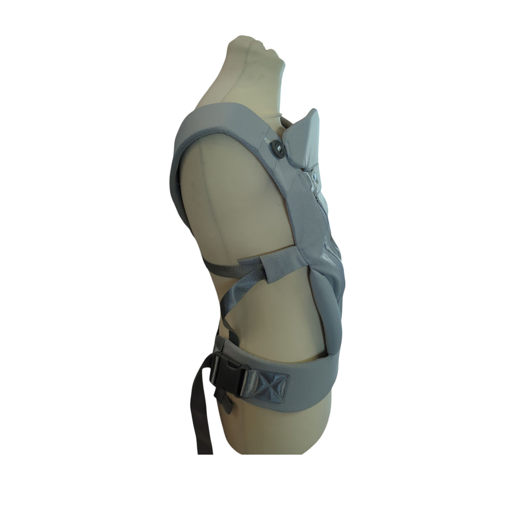 Vrbabies Känguru Rucksack Neugeborene ab Geburt grau