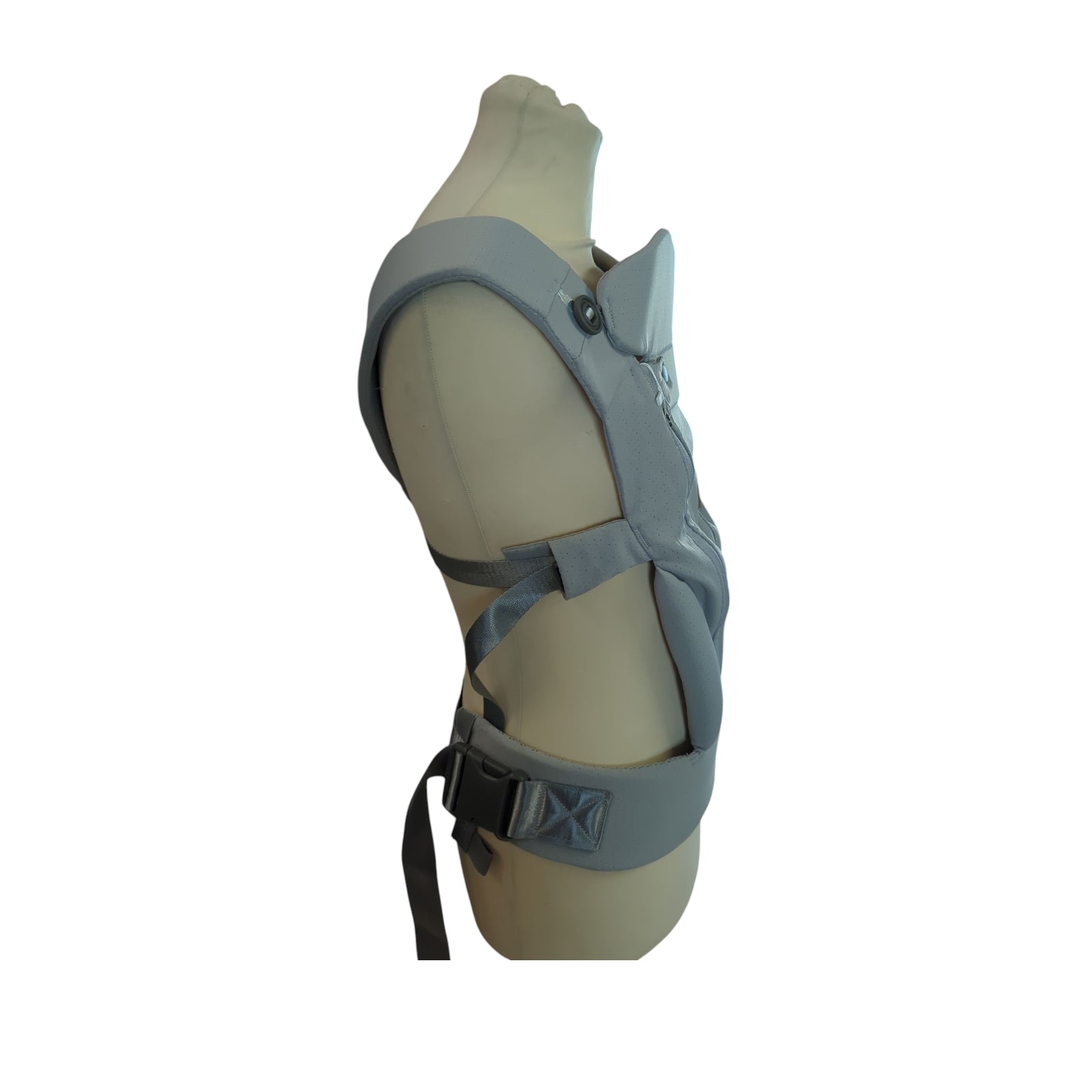 Vrbabies Känguru Rucksack Neugeborene ab Geburt grau