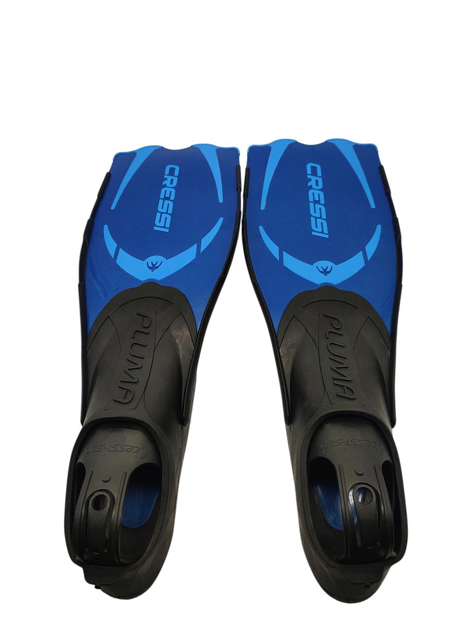 Cressi Pluma Flossenset mit Tasche Gr. 37/38 Blau Hellblau