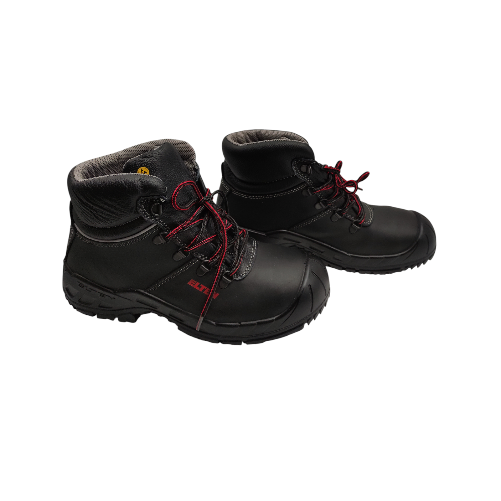 Sicherheitsschuhe S3 Damen und Herren leichtes Leder schwarz Größe 41
