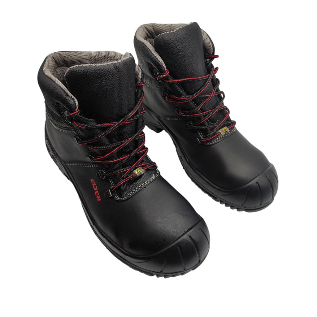 Elten Renzo XXW Mid ESD S3 Sicherheitsschuhe Herren Schwarz Größe 47