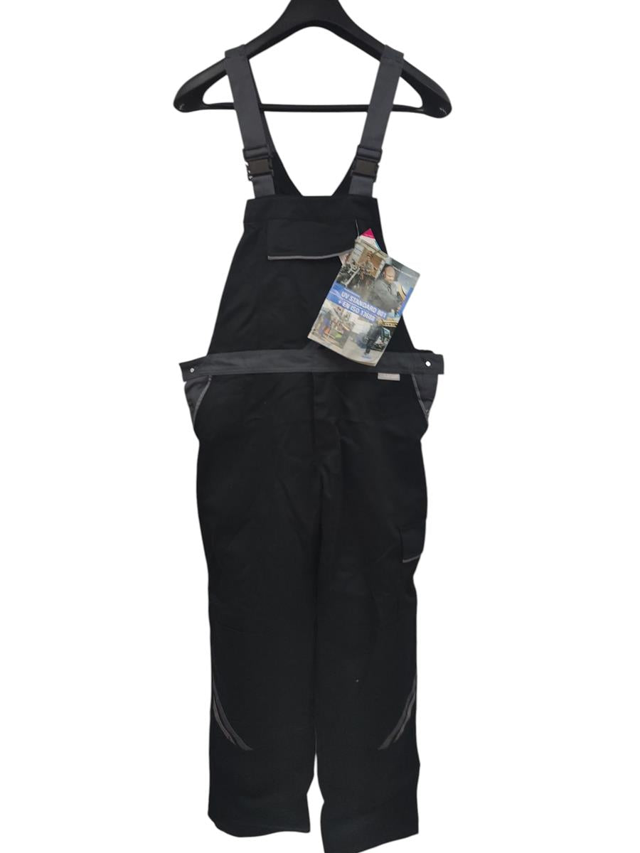 Planam Highline 2719 Latzhose für Damen Ardoise/Zinc Schwarz Größe 48