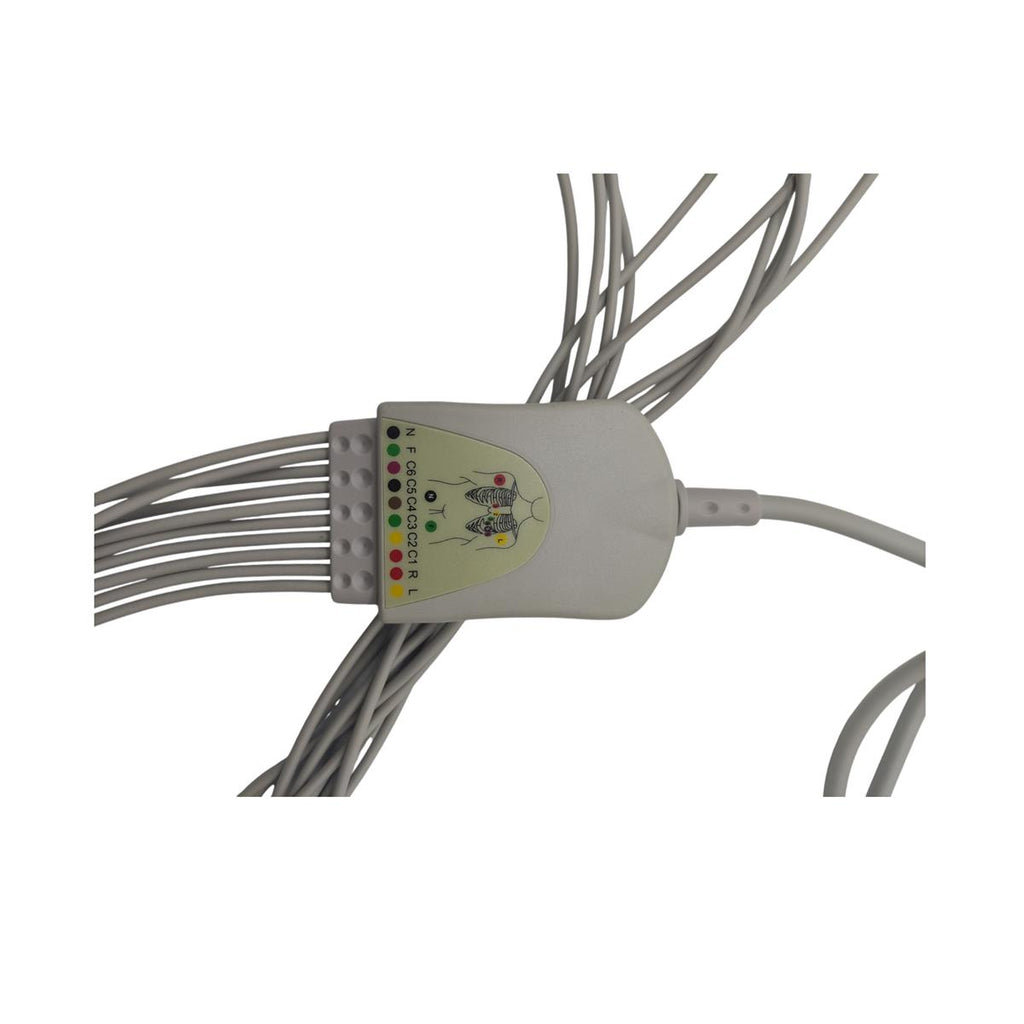 Gima EKG-Kabel 10 Ableitungen Ersatzteil Weiß