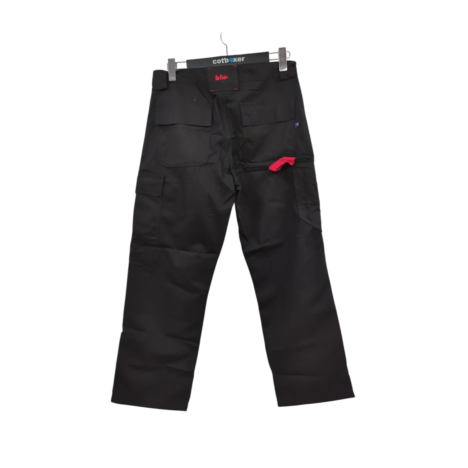 Lee Cooper LCPNT216 Men's Work Trousers Holster Pockets Black 32W/29L
