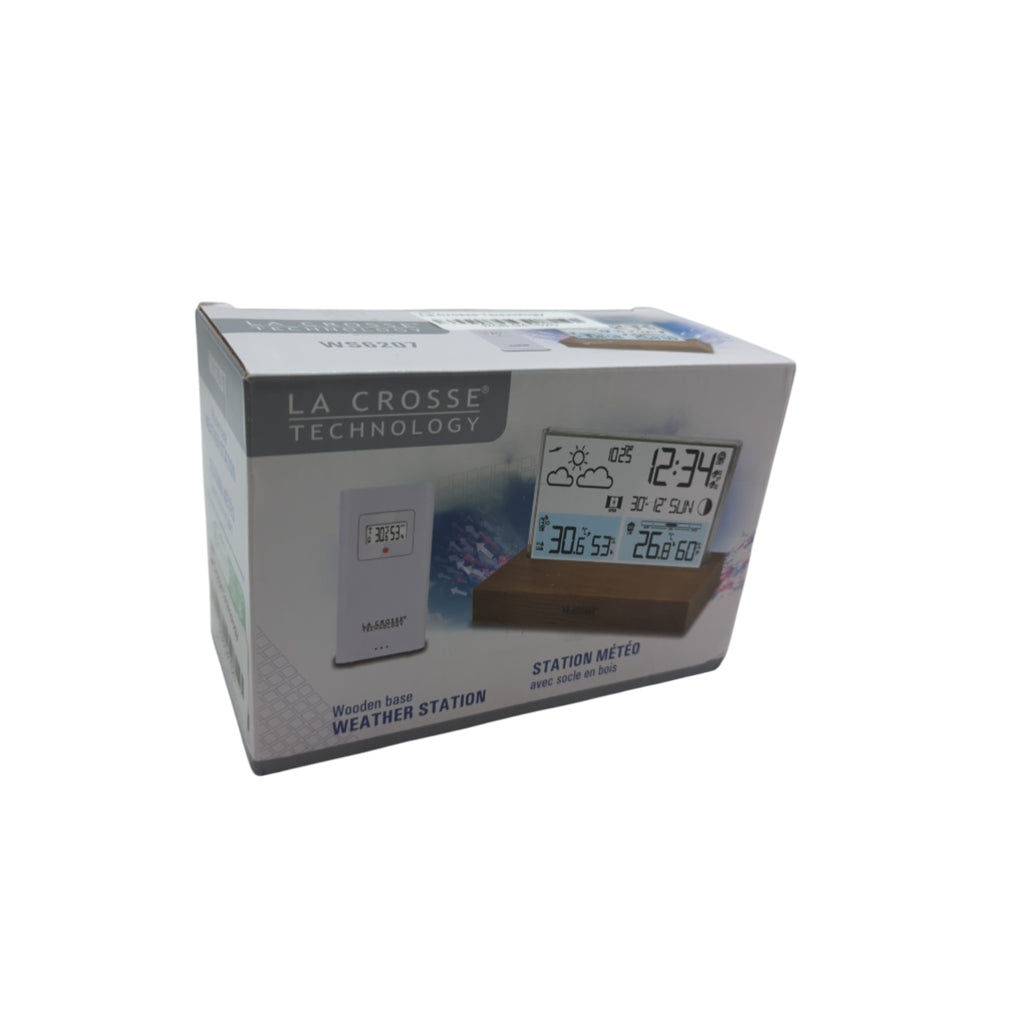 La Crosse WS6207 Wetterstation Modern Temperaturanzeige Raumklima