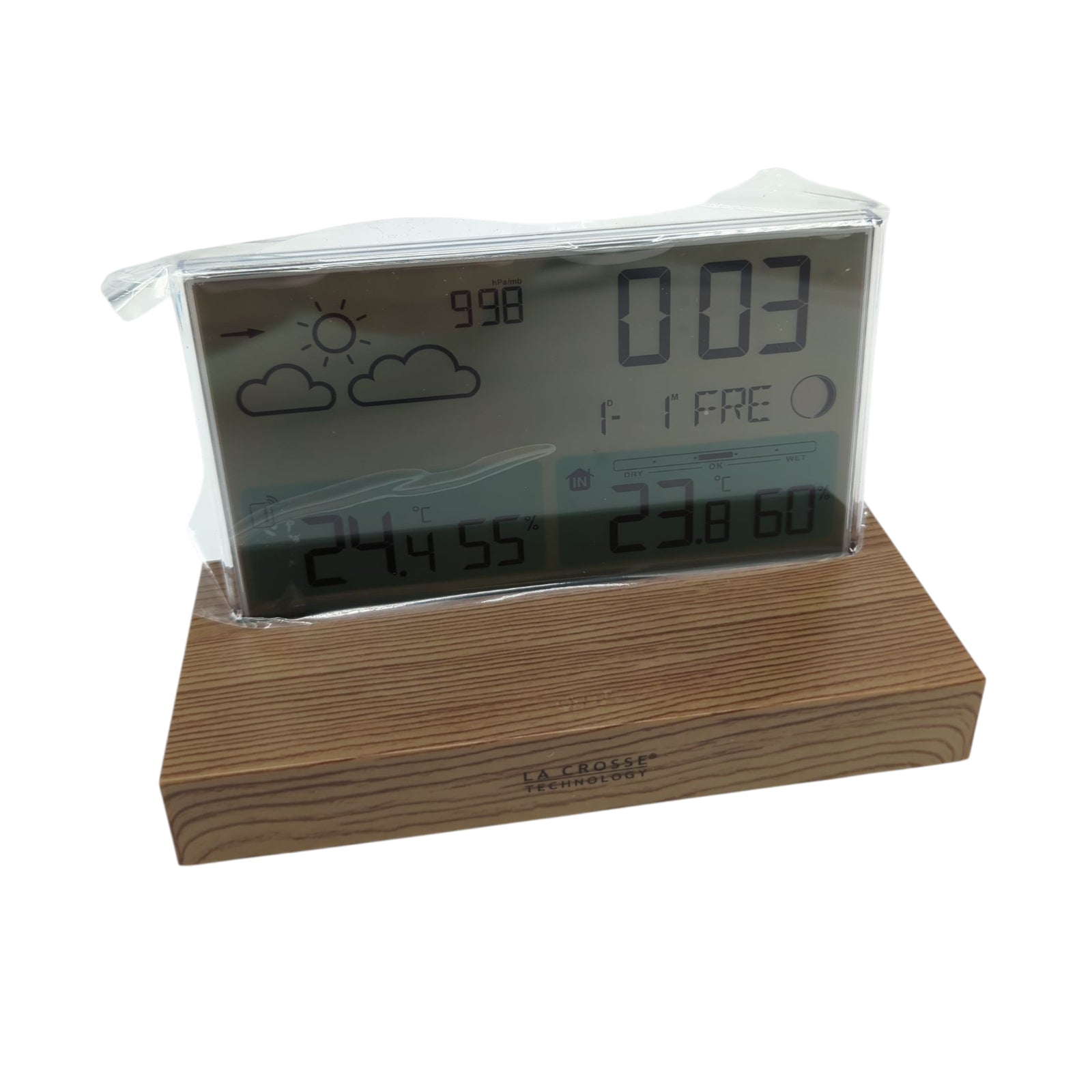 La Crosse WS6207 Wetterstation Modern Temperaturanzeige Raumklima