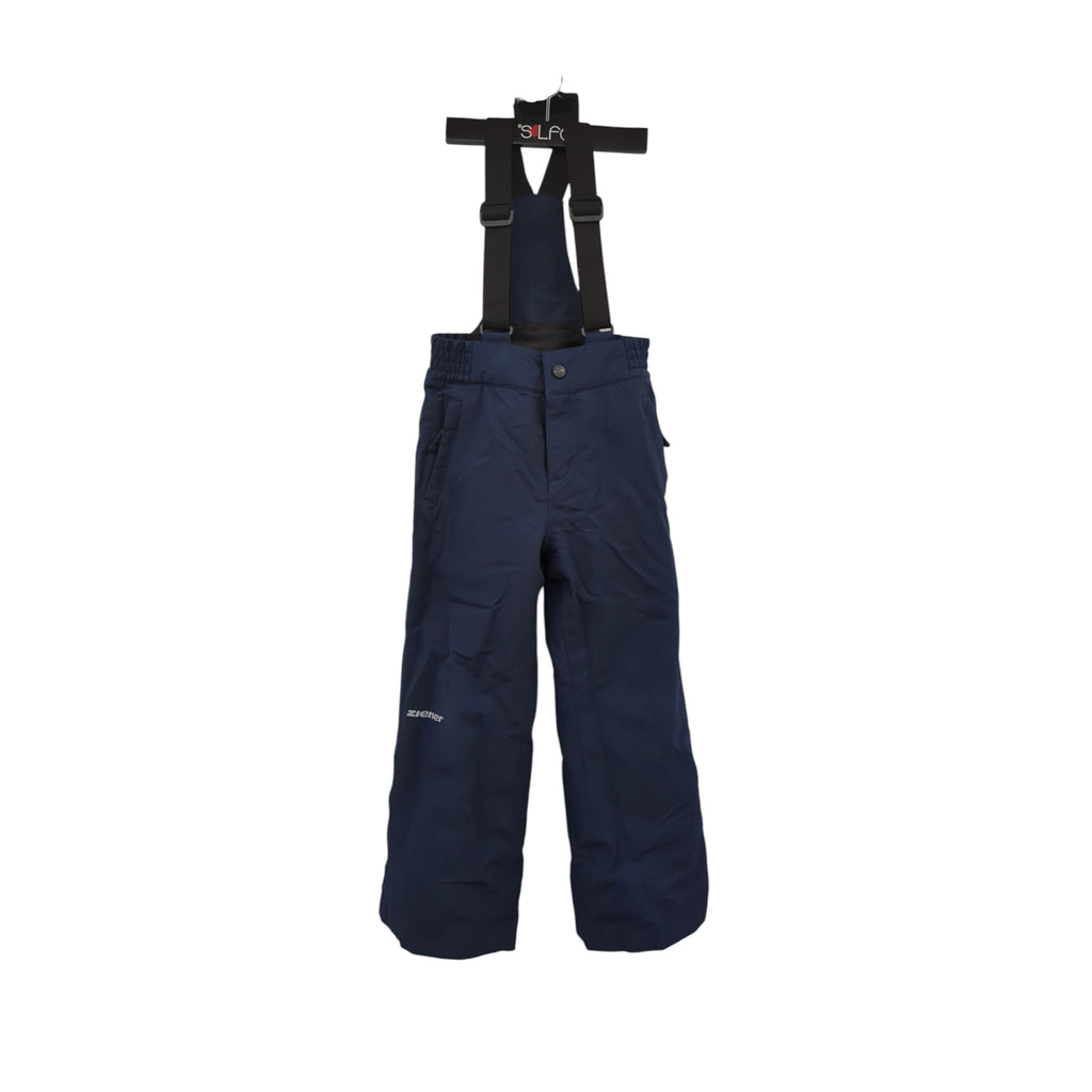 Ziener ABOL Ski Pants Kids Snow Pants with Suspenders Size 116