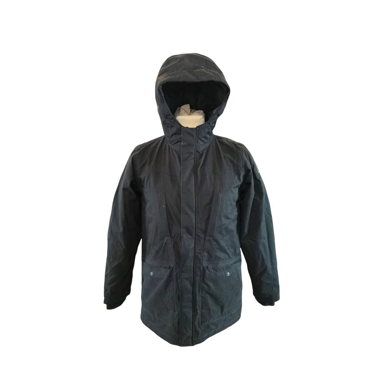 Killtec Boys' Waterproof Parka with Hood, Black, Size 164
