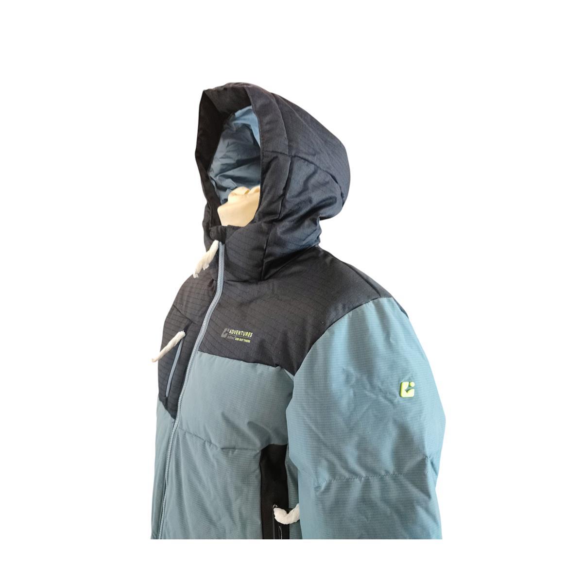 Killtec KOW Quilted Jacket Boys Winter Jacket Hood Blue-Grey Size 176