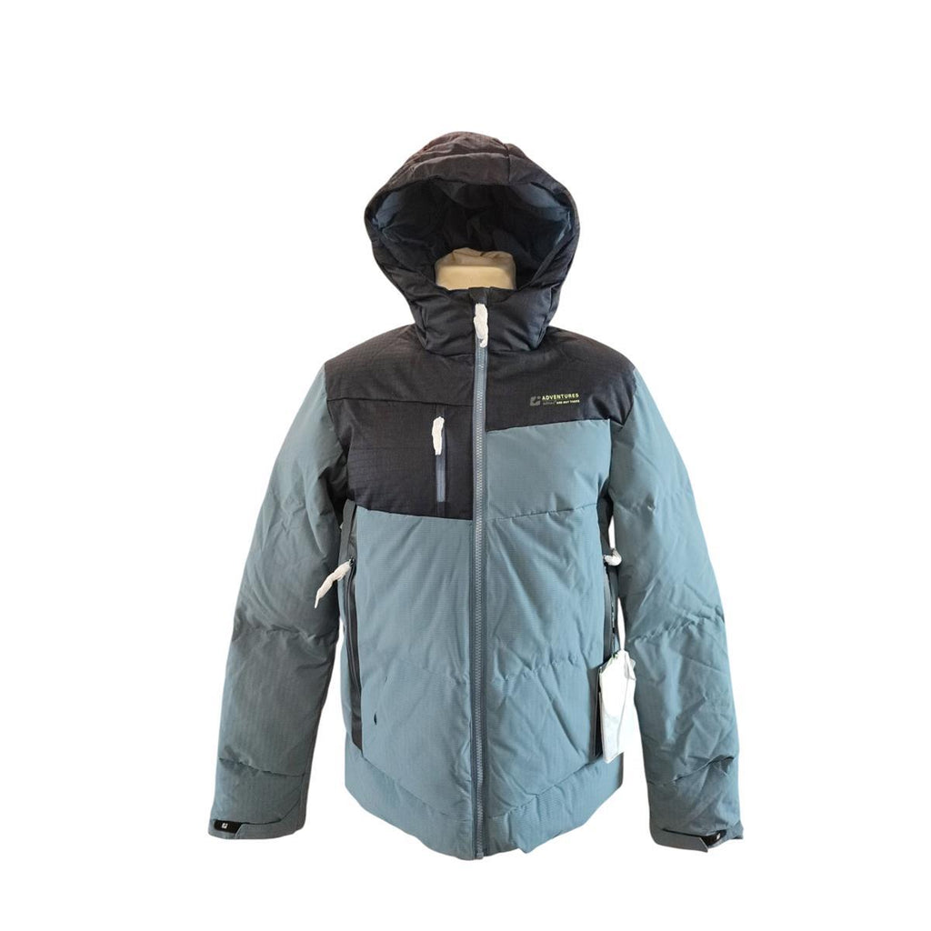Killtec KOW Quilted Jacket Boys Winter Jacket Hood Blue-Grey Size 176