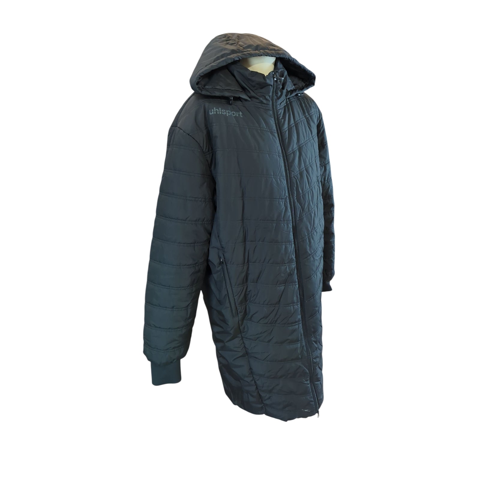 uhlsport Men's Softshell Jacket Essential Winter Bench Jacket Black/Anthra XL