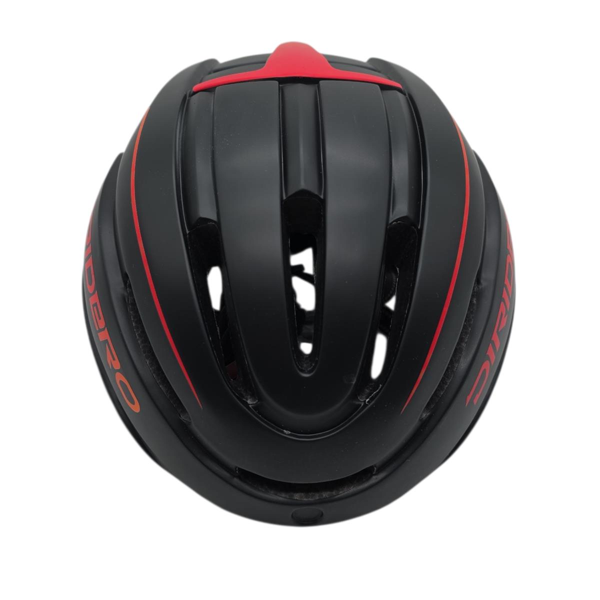 DIRIDERO MTB Fahrradhelm mit LED Licht 2 Visieren 57-62 Schwarz