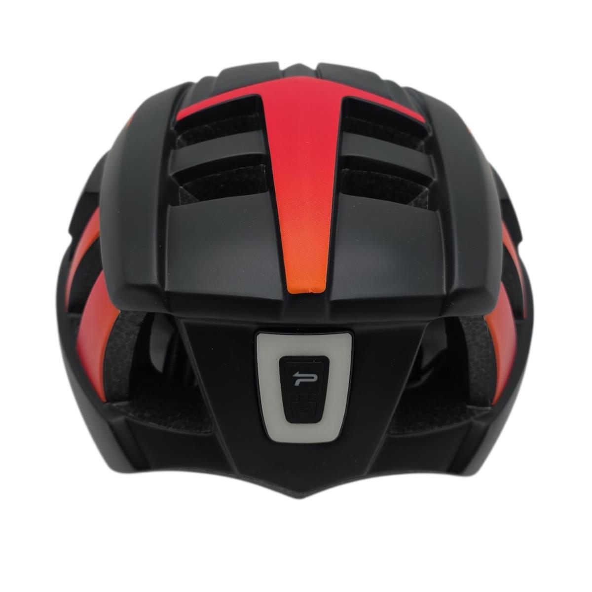 DIRIDERO MTB Fahrradhelm mit LED Licht 2 Visieren 57-62 Schwarz