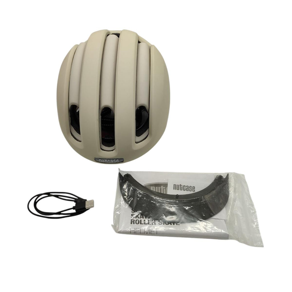 !!!!!!!!!!!!!!!!!!Nutcase VIO-Rozay Helm matt Beige Größe XL 59–62 cm