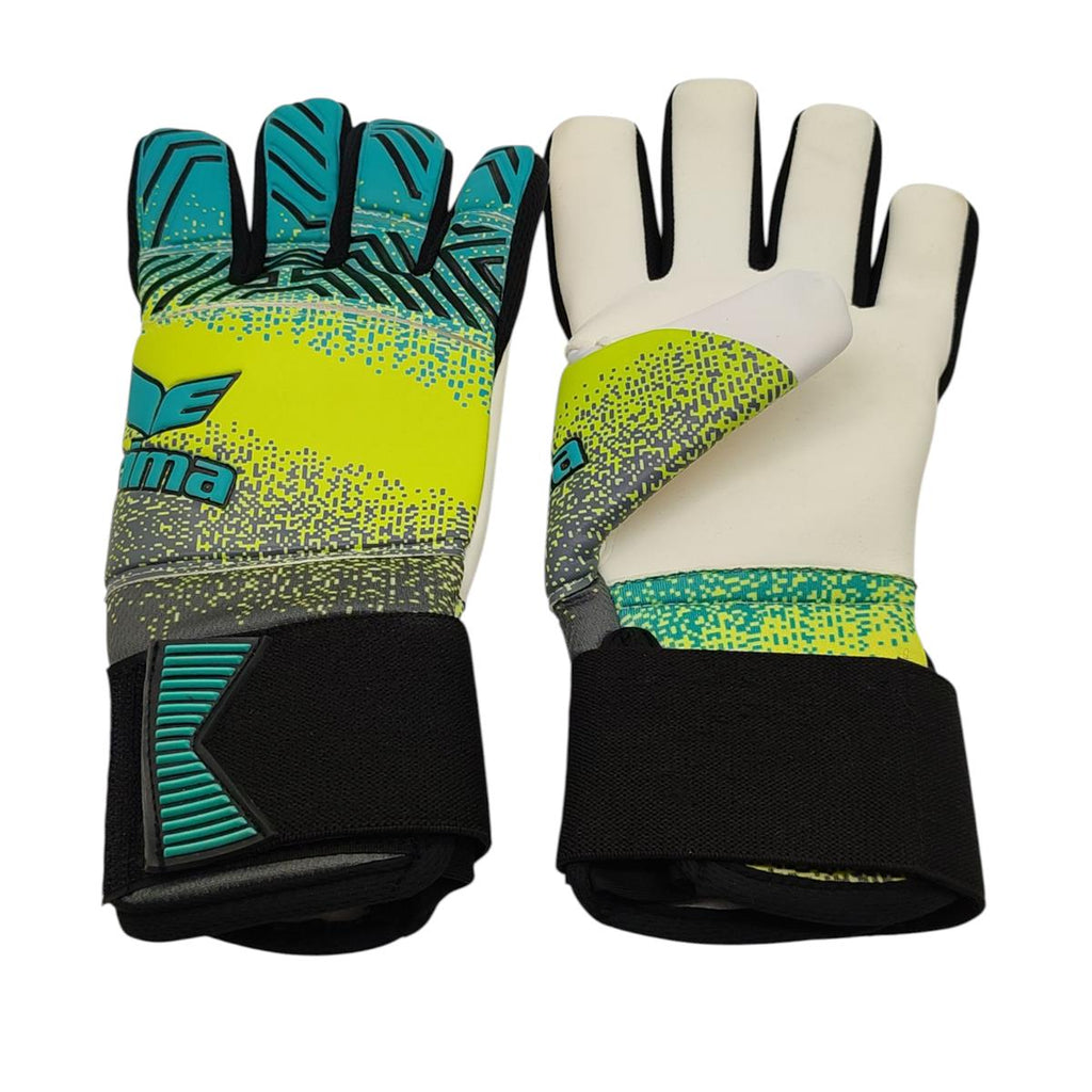 Erima Flex RD Robusto Torwarthandschuhe Erwachsene Petrol/Lime/Schwarz 8,5