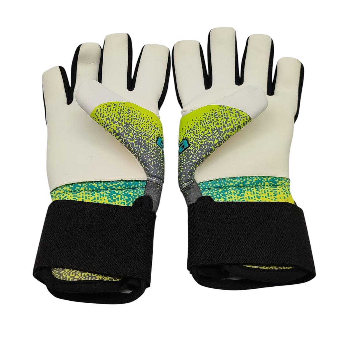 Erima Flex RD Robusto Torwarthandschuhe Erwachsene Petrol/Lime/Schwarz 8,5
