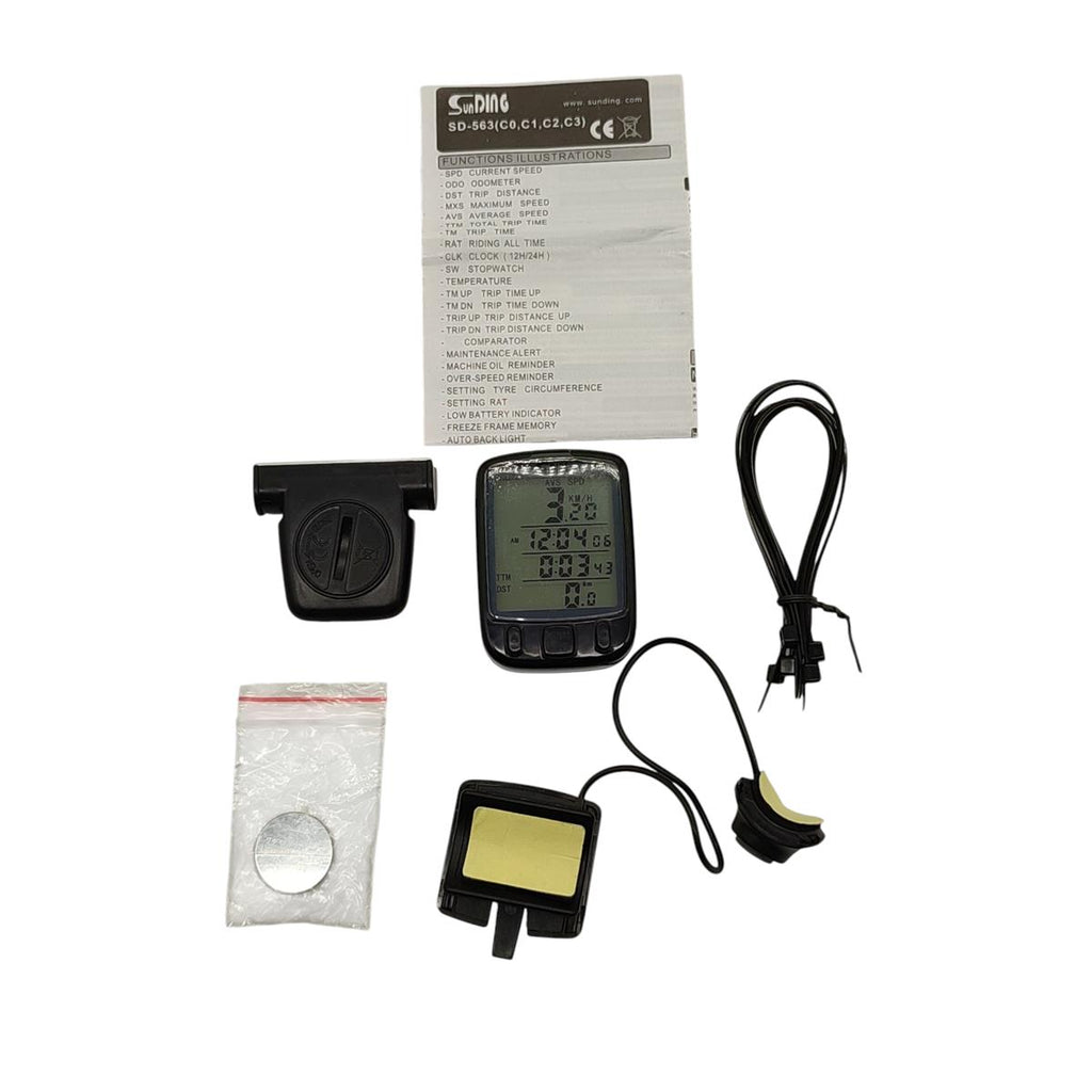 Sun Ding Fahrradtacho Wireless Fahrradcomputer 29 Funktionen wasserdicht