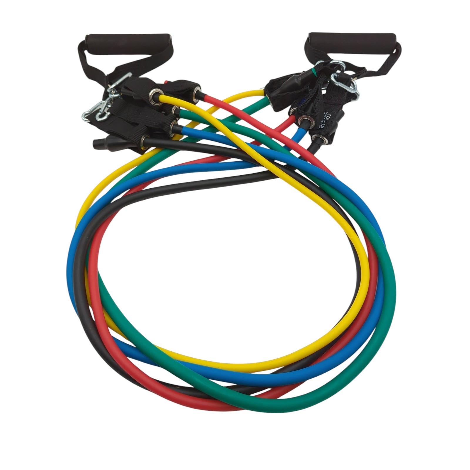 Mode33 200lbs Tube Widerstandsbänder Ganzkörper Krafttraining Fitness Set