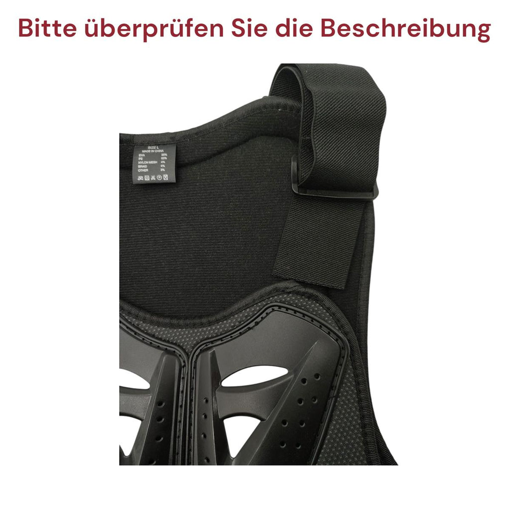 PELLOR Racing Weste Brustschutz Wirbelsäulenschutz Größe L